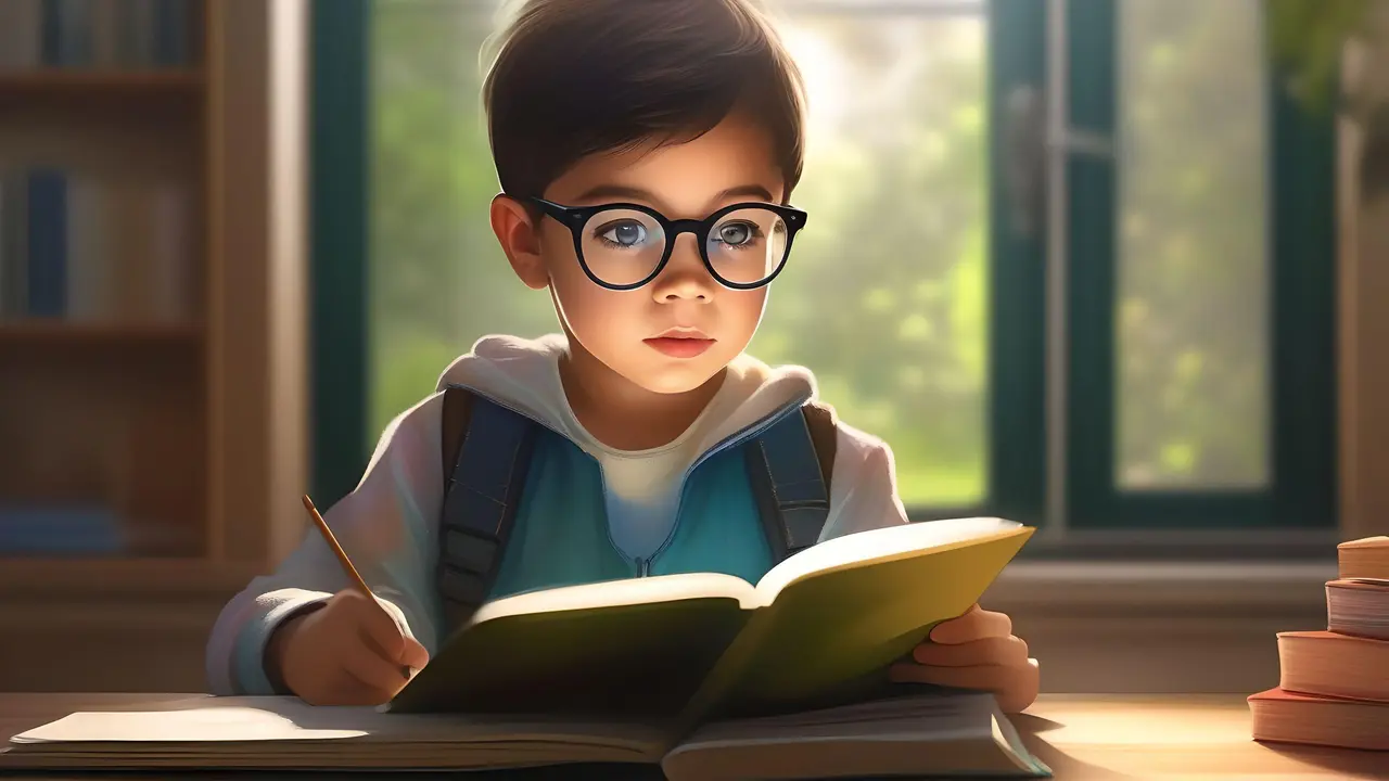 Mata minus pada anak bisa bertambah parah tanpa penanganan yang tepat. Temukan cara mengatasi miopia dengan langkah-langkah dini untuk menjaga kesehatan penglihatan anak dan mencegah komplikasi serius. (Ilustrasi by AI)