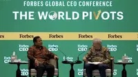 Prabowo Subianto di acara Forbes Global CEO Conference 2025 (Liputan6.com/istimewa)