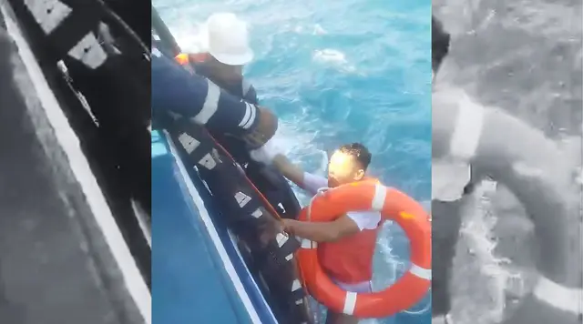 Kapal Hasnur Evakuasi 66 Korban Kebakaran KMP Mutiara Sentosa 2