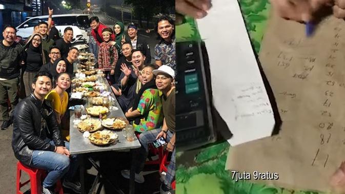 Selebritis yang habiskan biaya fantastis untuk jajan makanan.  (Sumber: Instagram/@irfanhakim75)