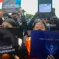 Demo ini bagian dari gerakan 'peringatan darurat Indonesia' yang viral di media sosial setelah DPR bermanuver mengabaikan putusan MK. (merdeka.com/Arie Basuki)