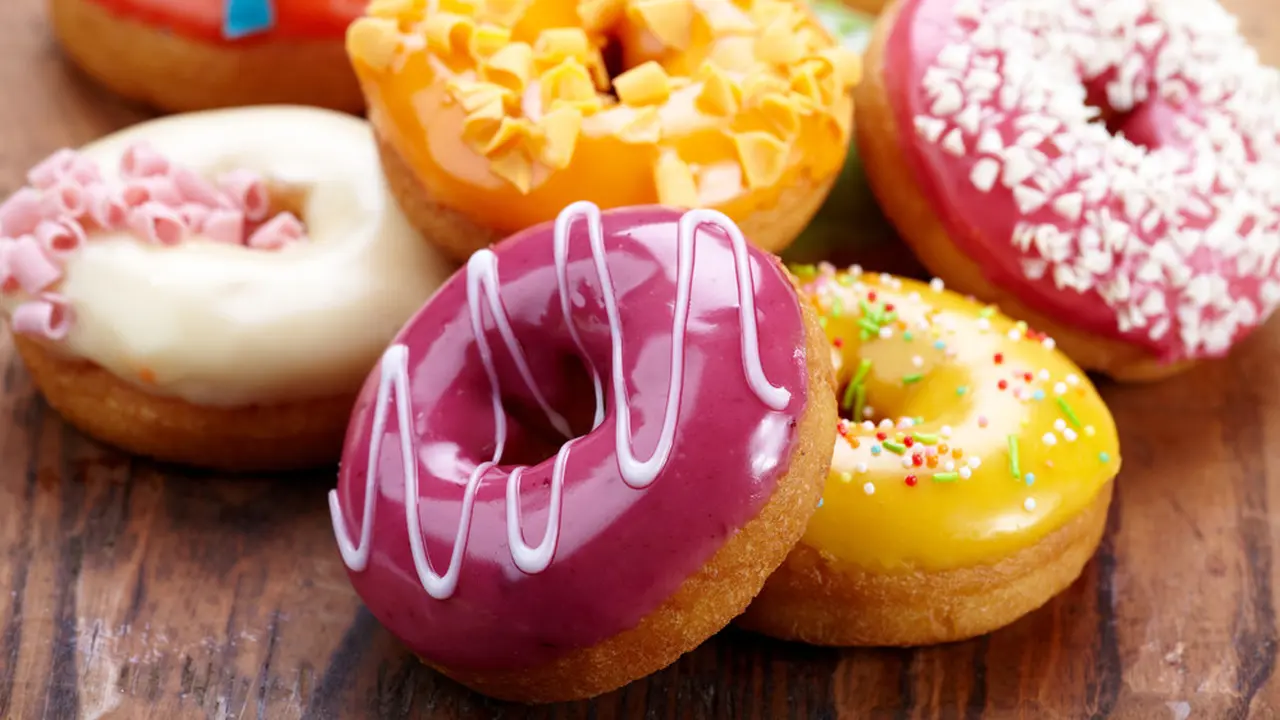 donat warna-warni