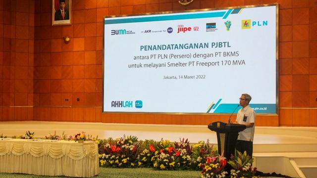 PLN siap pasok listrik 170 MVA ke fasilitas smelter Freeport Indonesia di Kawasan Ekonomi Khusus (KEK) Gresik, Jawa Timur. (Dok PLN)