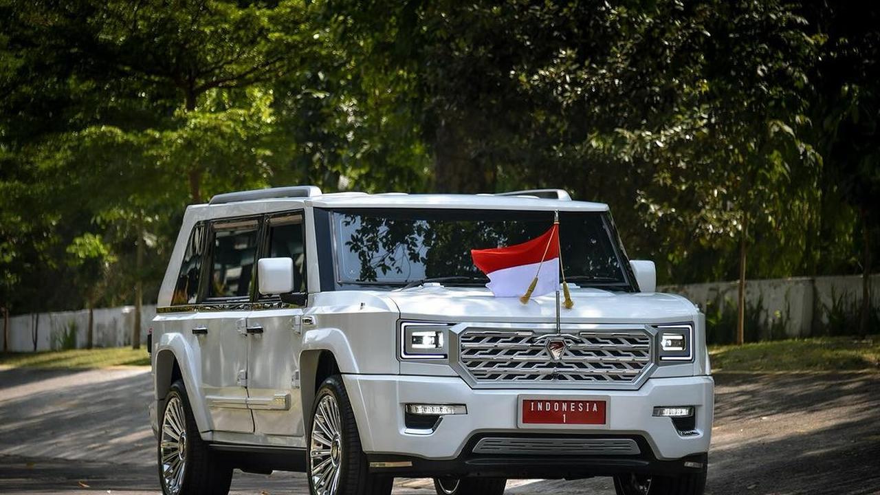 Mobil Pindad yang Digunakan Presiden Prabowo ke Istana Negara (PT Pindad)