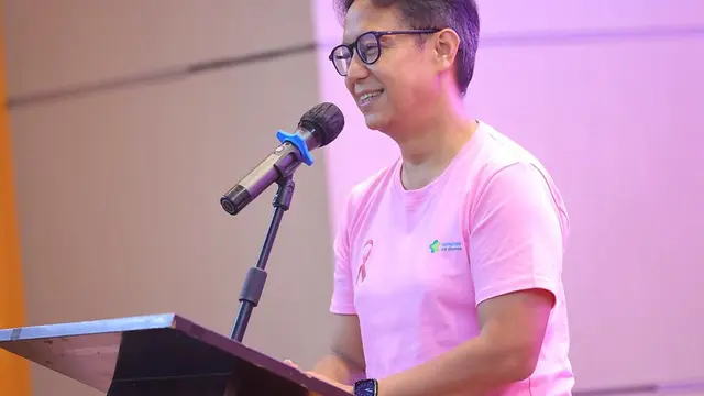 Menkes Budi Gunadi Sadikin meminta RS Dharmais untuk mengembangkan layanan paliatif untuk pasien kanker dalam lima tahun mendatang. (Foto: Dok Kemenkes)