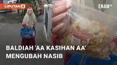 Baldiah "Aa Kasihan Aa" kini telah mengubah nasibnya. Baldiah kini fokus menjajakan dagangan kripik keliling di sekitar rumahnya