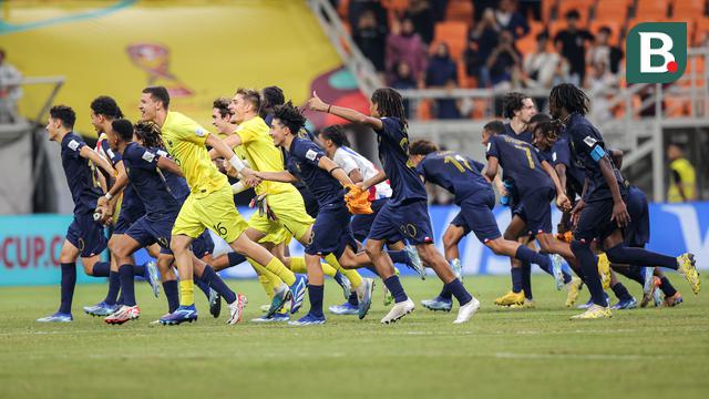 Foto: Ramahnya Kiper Timnas Prancis U-17 setelah Pastikan Les Bleus Puncaki Klasemen Grup E Piala Dunia U-17 2023