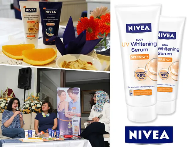 nivea whitening body serum