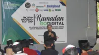 Suasana pelatihan konten kreatif Ramadhan Go Digital yang digelar Jurnalis Indonesia Peduli (JIP) di Kecamatan Pamijahan, Kabupaten Bogor pada Sabtu (30/3/2024) dan Minggu (31/3/2024). (Ist)