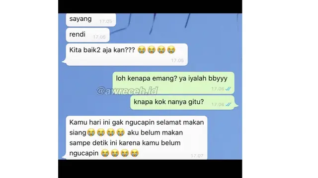 6 Chat Laporan Sudah Makan ke Gebetan Ini Endingnya Tidak Terduga