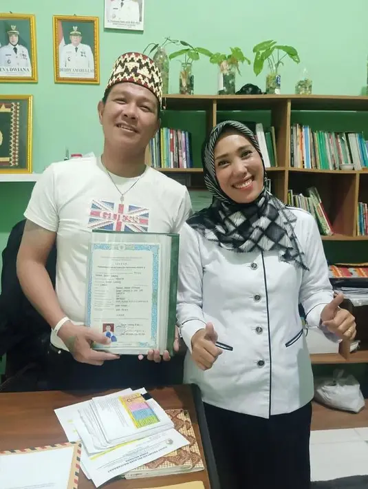 Sebelumnya, ia telah dinyatakan lulus paket C setara SMA beberapa waktu lalu.(instagram.com/babang_andikamahesa)