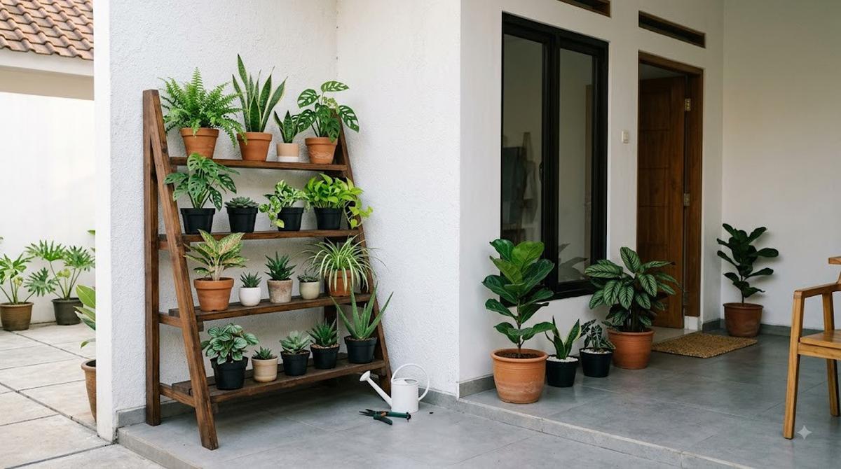 Ide Taman Mini di Sudut Rumah