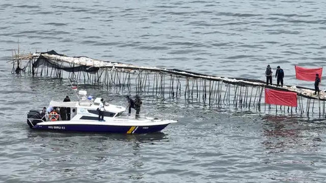 Pagar di Laut Banten Sepanjang 30,1 Kilometer, untuk Reklamasi?