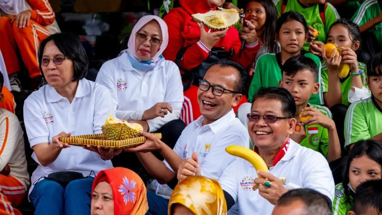 Kementerian Koordinator Bidang Perekonomian berkolaborasi dengan berbagai stakeholders menyelenggarakan Gelar Buah Nusantara. (Dok ekon.go.id)