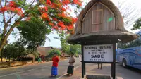 Desa Sade salah satu objek wisata yang ada di Lombok, Nusa Tenggara Barat.