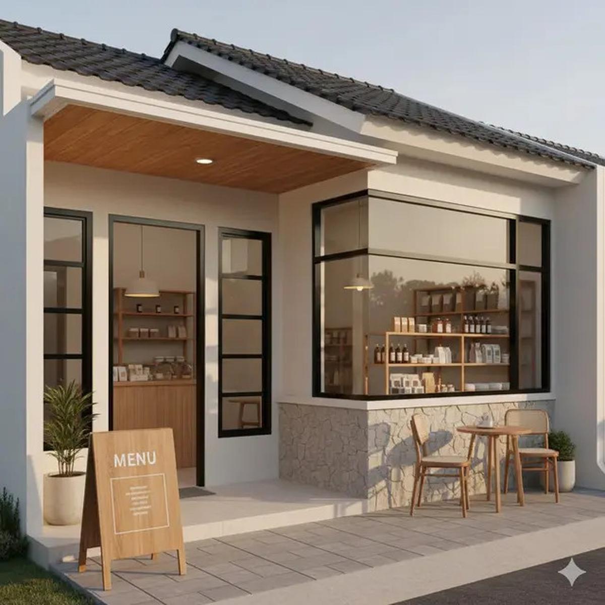 9 Gambar Rumah Minimalis Ada Warungnya, Desain Praktis untuk Keluarga dan Usaha