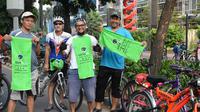 GrabTaxi di Car Free Day Jakarta