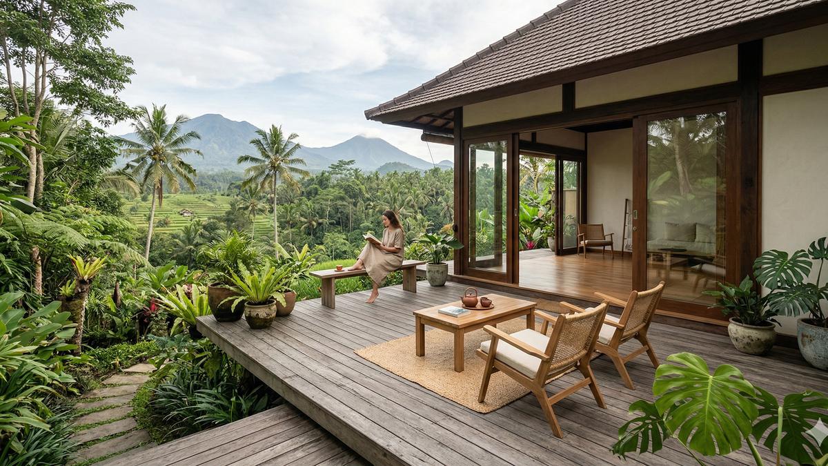 7 Konsep Rumah Japandi Tropis di Pedesaan Indonesia, Hunian Sejuk dan Estetik