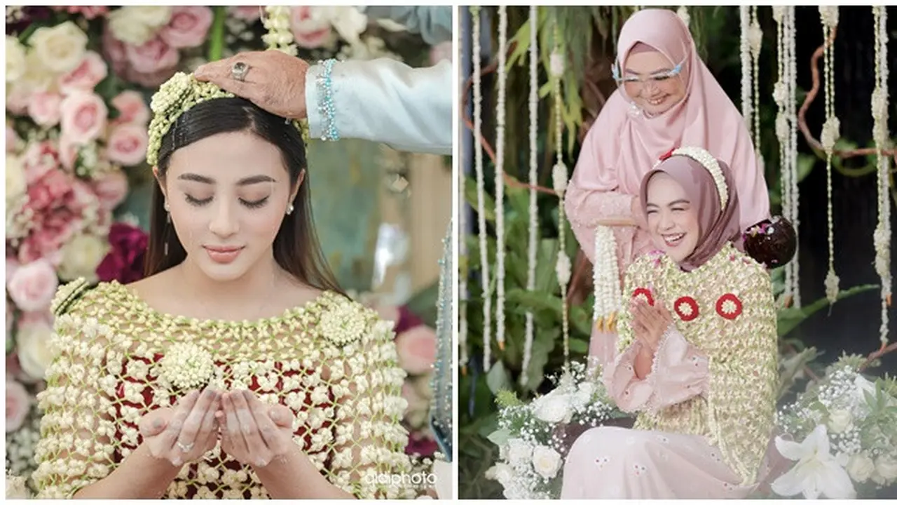 Pesona 6 Artis Saat Siraman Jelang Pernikahan, Auranya Terpancar