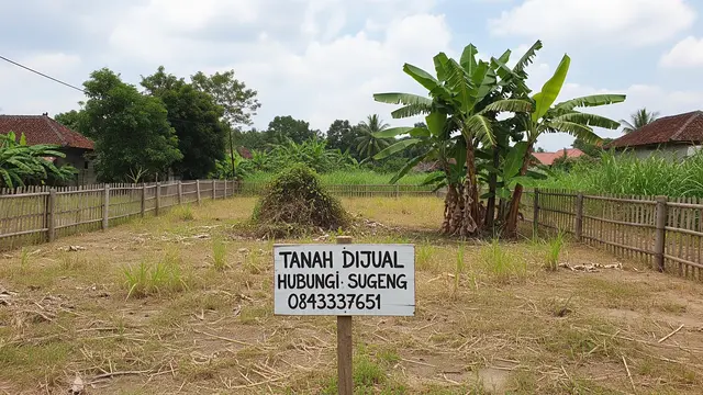 Ilustrasi Tanah Dijual