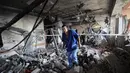 Sebelumnya, Israel menuding rumah sakit di Gaza Selatan tersebut menampung para milisi Hamas. (Eyad BABA/AFP)