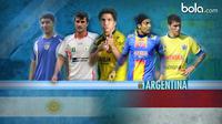 5 Pemain Argentina yang Memukau Sepak Bola Indonesia (bola.com/Rudi Riana)