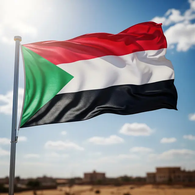 Bendera Sudan (AI Generated)