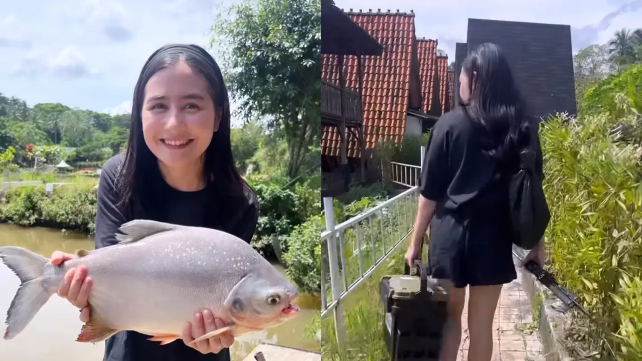 Prilly Latuconsina Mancing