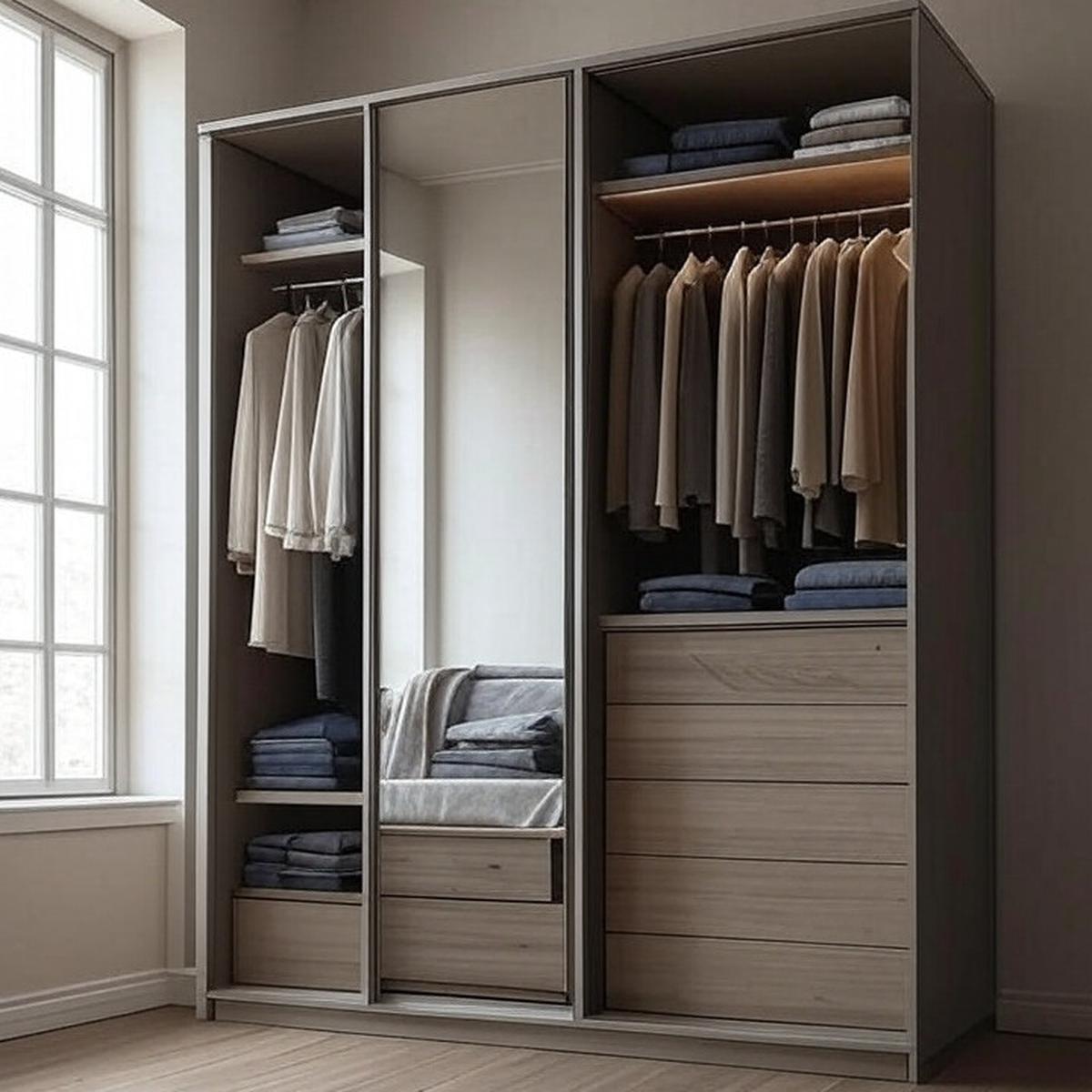 Lemari Pakaian Minimalis Modern
