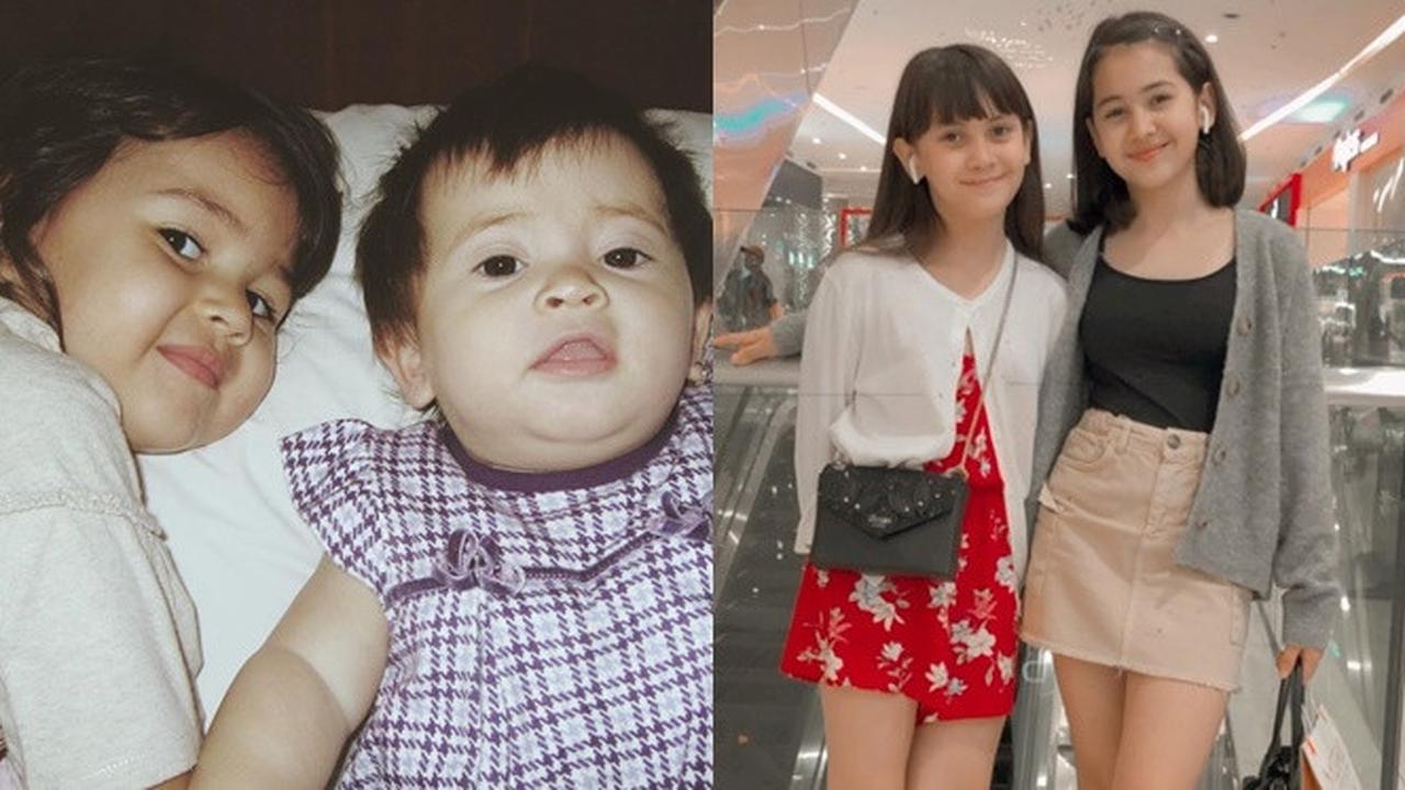6 Potret Masa Kecil Sandrina Michelle dan Richelle, Bikin Gemas