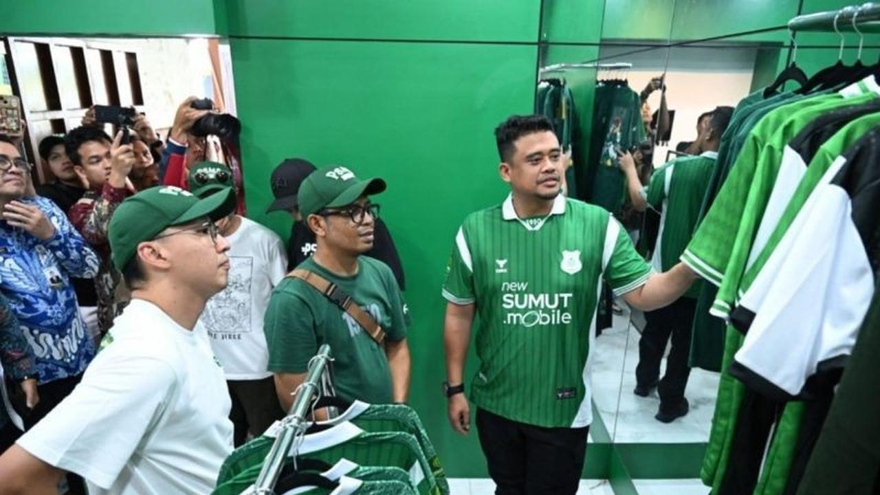 Gubernur Sumut Ajak Penggemar Tingkatkan Dukungan PSMS Medan Lewat Merchandise Resmi