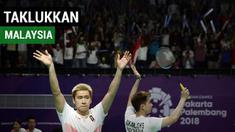 Marcus Gideon / Kevin Sanjaya berhasil melaju ke babak semifinal usai mengalahkan pasangan Malaysia Goh V Shem/Tan Wee Kiong