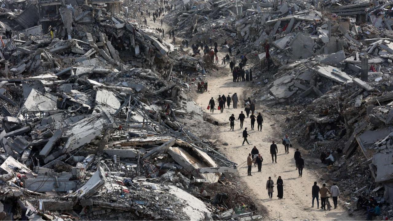 Warga Palestina yang terusir paksa Israel kembali ke Jalur Gaza Utara