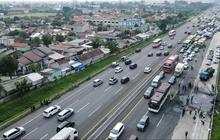 Pasca-kecelakaan di KM 58, Buka Tutup Contraflow KM 47-KM 70 Arah Cikampek Kembali Diberlakukan