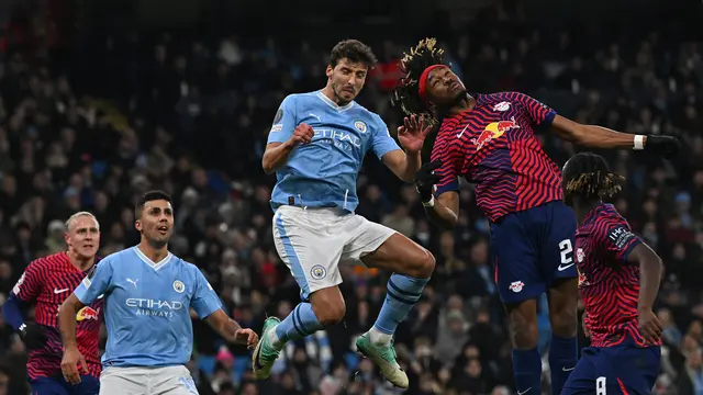 Hasil Liga Champions Manchester City and RB Leipzig