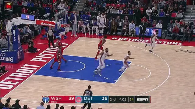VIDEO : GAME RECAP NBA 2017-2018, Wizards 122 vs Pistons 112