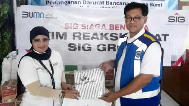SIG Kirim Tim Reaksi Cepat Salurkan Bantuan untuk Korban Gempa Cianjur
