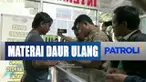 Pelaku menjual materai tersebut di toko miliknya dengan harga yang lebih rendah dari harga resmi.