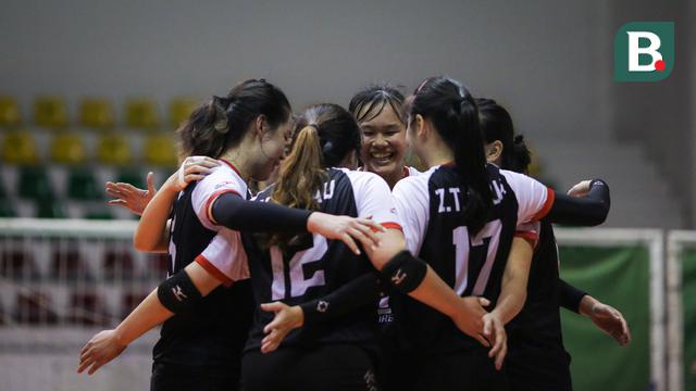 Foto: Mengintip Keseruan Pemusatan Latihan Timnas Voli Putri Singapura di Indonesia, Dijajal Tiga Tim dari Proliga