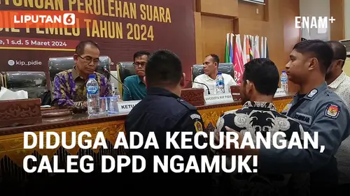 VIDEO: Caleg DPD Aceh Ngamuk saat Rapat Pleno