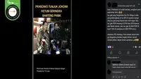 Gambar tangkapan layar foto yang diklaim Prabowo Subianto menunjuk Presiden ke-7 RI Jokowi menjadi ketua umum Partai Gerindra. (sumber: Facebook)