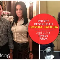 Berikut sederet potret mengenai keseriusan Sophia Latjuba menjadi juru bicara tim sukses Ahok. (Foto: Instagram @sophia_latjuba88, Desain: Nurman Abdul Hakim/Bintang.com)