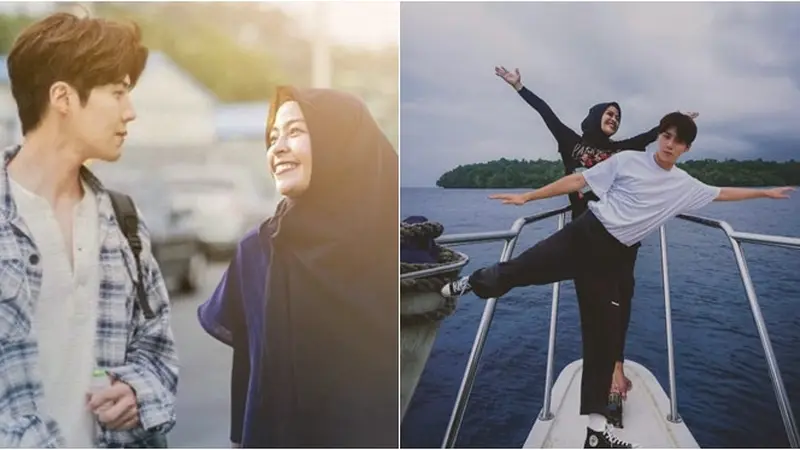 7 Editan Foto Tantri Kotak Bareng Kim Seon Ho Ini Kocak