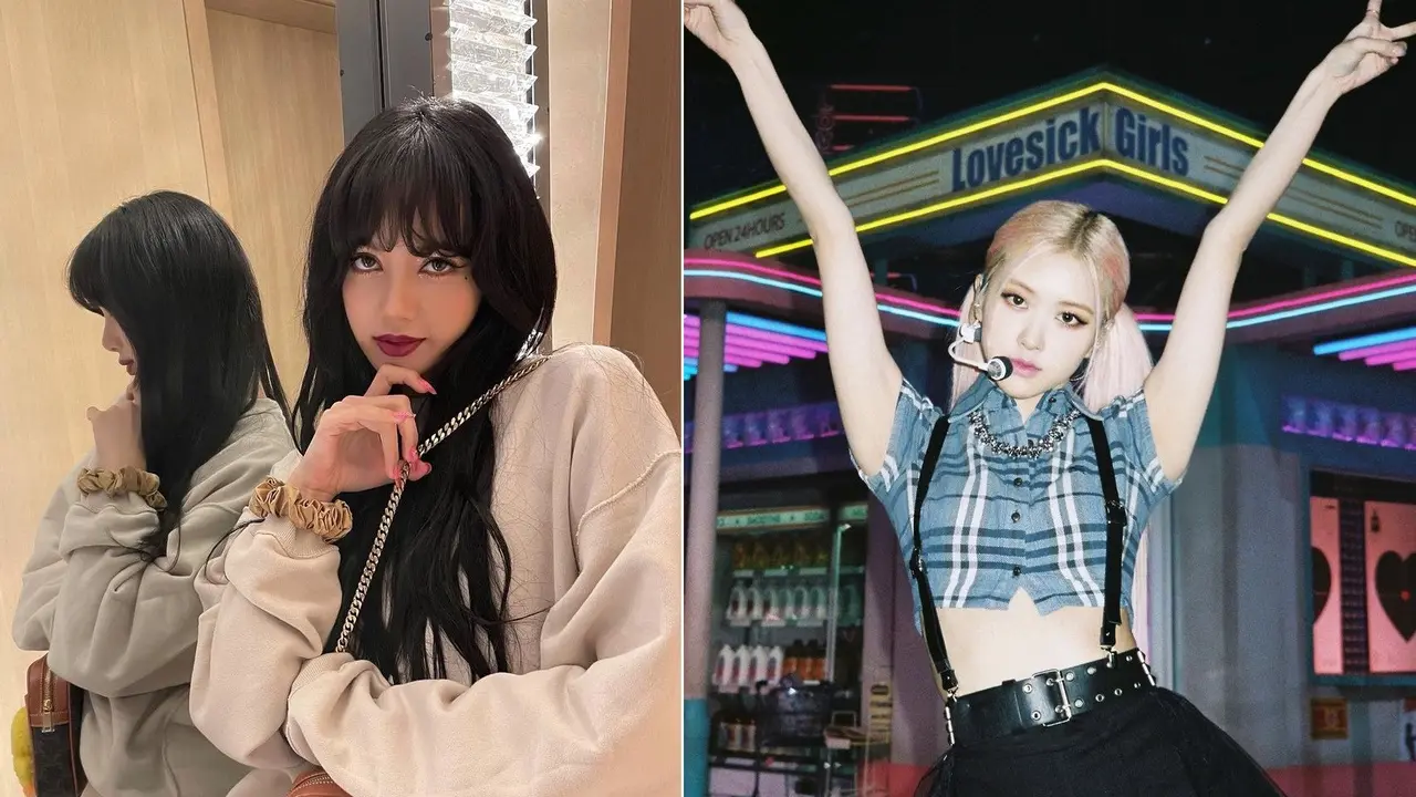 Rose dan Lisa Blackpink. (Instagram/ lalalalisa_m - roses_are_rosie)