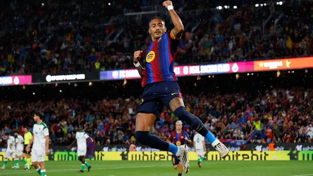 Pemain Barcelona Raphinha
