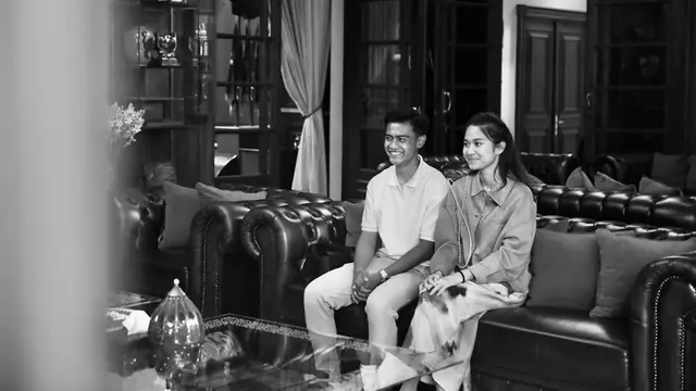 6 Potret Pratama Arhan dan Azizah Salsha Kunjungi Kantor Prabowo, Didoakan Langgeng