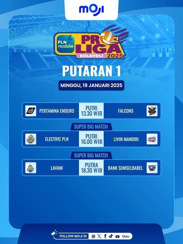 Jadwal Proliga 2025