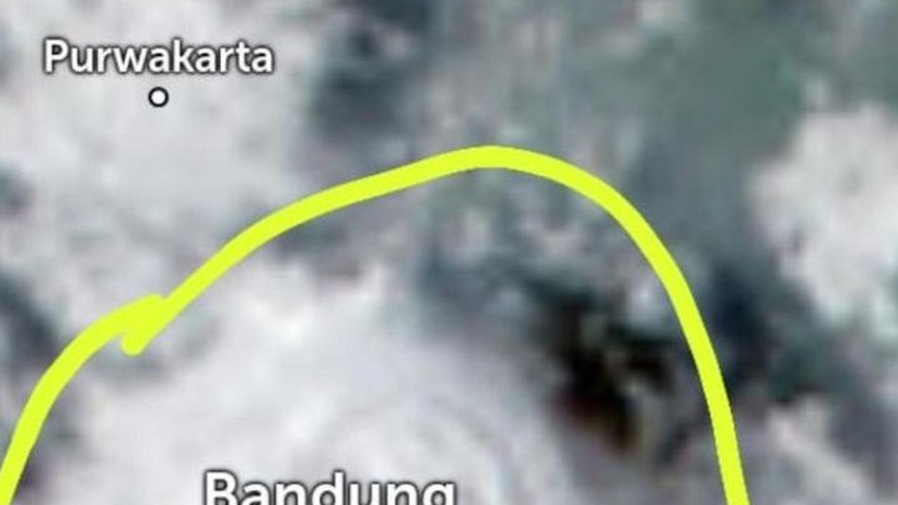 Ini Penampakan Mengerikan dari Satelit Pusaran Angin Puting Beliung Ekstrem di Rancaekek
