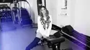 Sementara itu terlihat Khloe Kardashian tetap berpergian ke gym untuk berolahraga di masa kehamilannya. (instagram/khloekardashian)