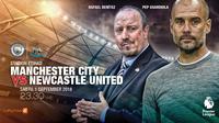 Manchester City vs Newcastle United (Liputan6.com/Abdillah)